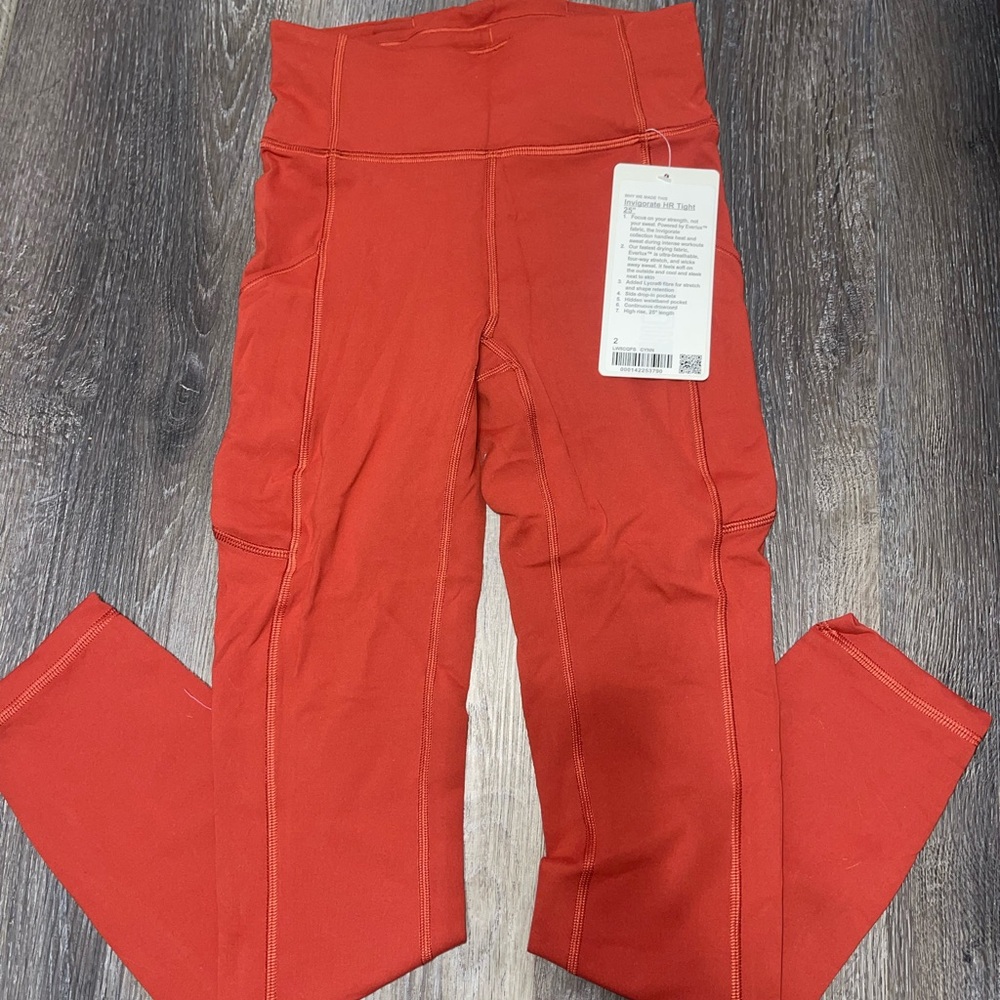 lululemon athletica Red Leggings